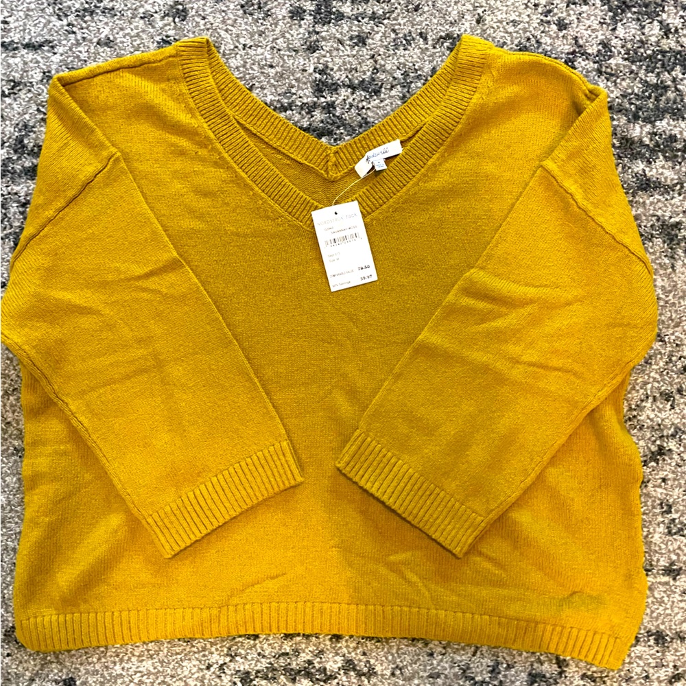 Madewell 3/4 sleeve sweater